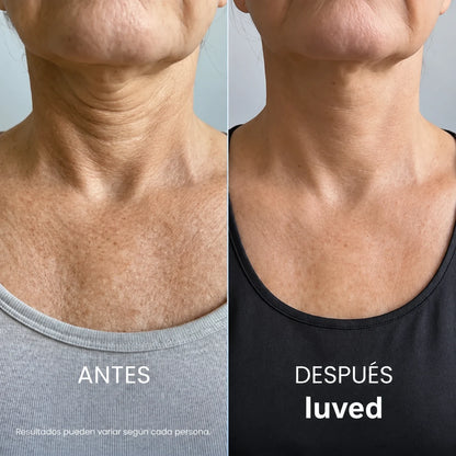 Crema para el cuello Antiedad  Luved® Tonifica y Reafirma