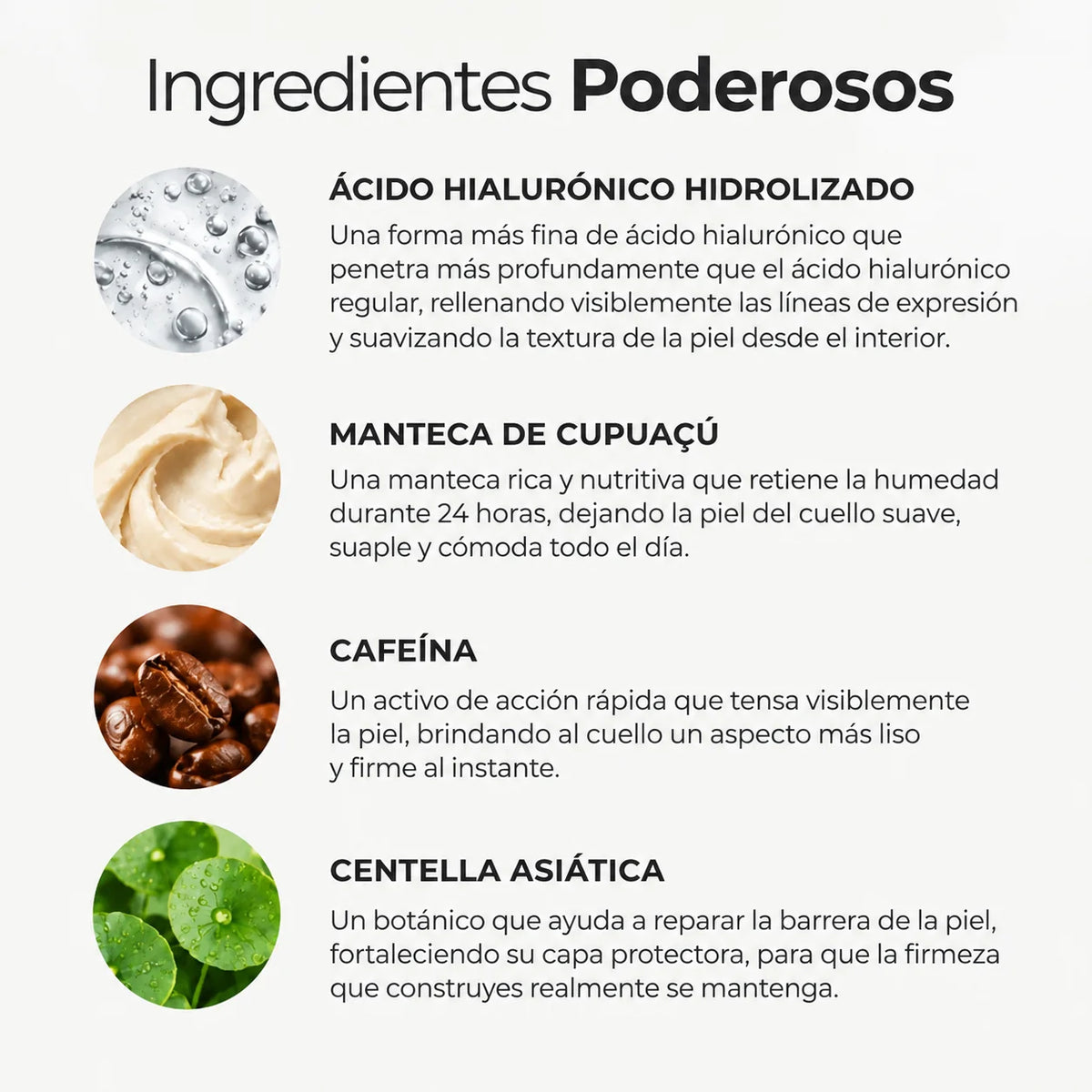 Crema para el cuello Antiedad  Luved® Tonifica y Reafirma