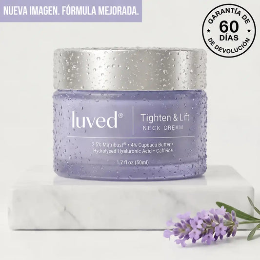 Crema para el cuello Antiedad  Luved® Tonifica y Reafirma