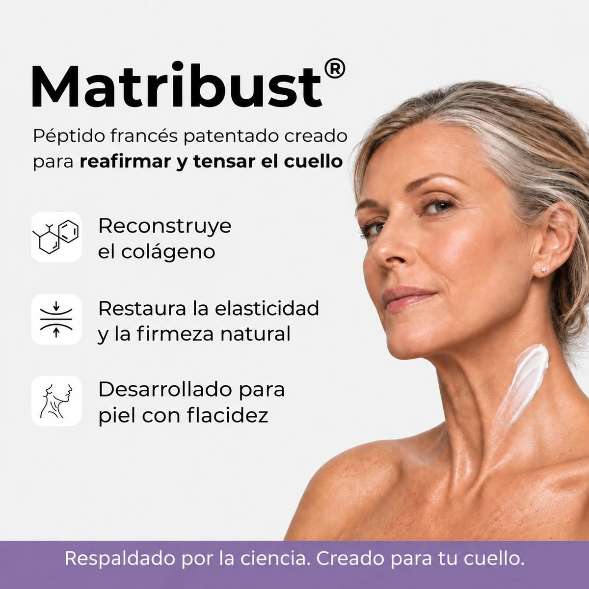 Crema para el cuello Antiedad  Luved® Tonifica y Reafirma